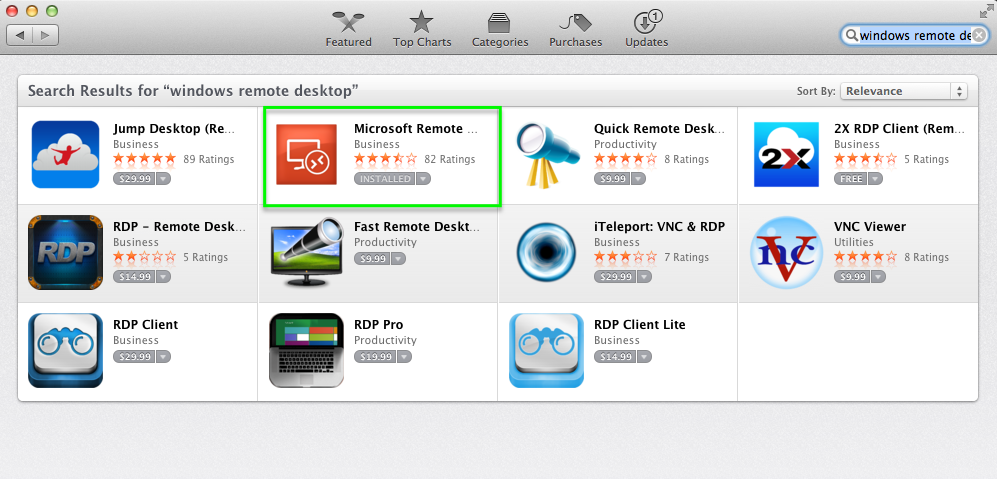 remote desktop client app for mac